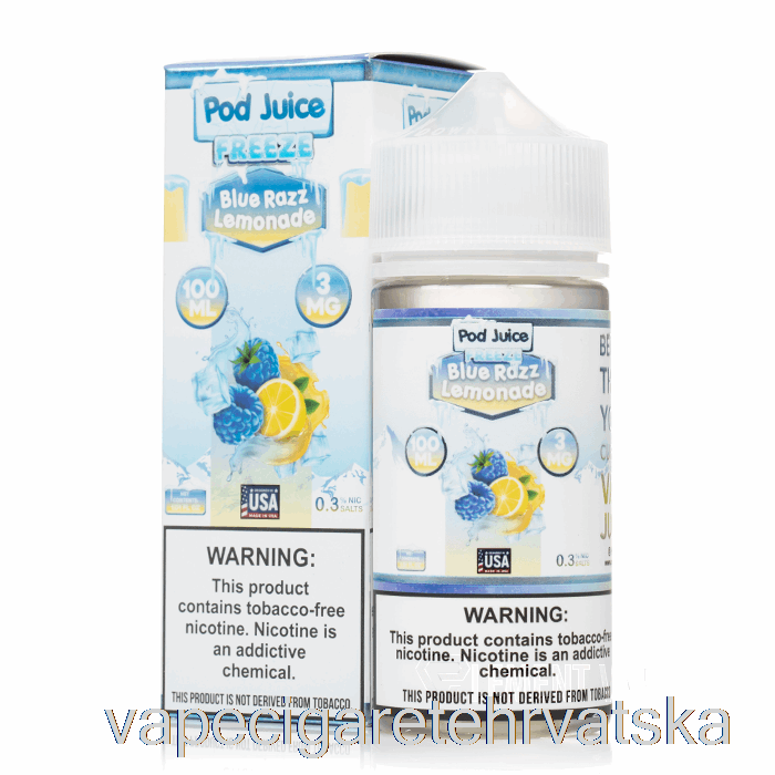 Vape Cigarete Freeze Blue Razz Limunada - Mahuna Sok - 100 Ml 12 Mg